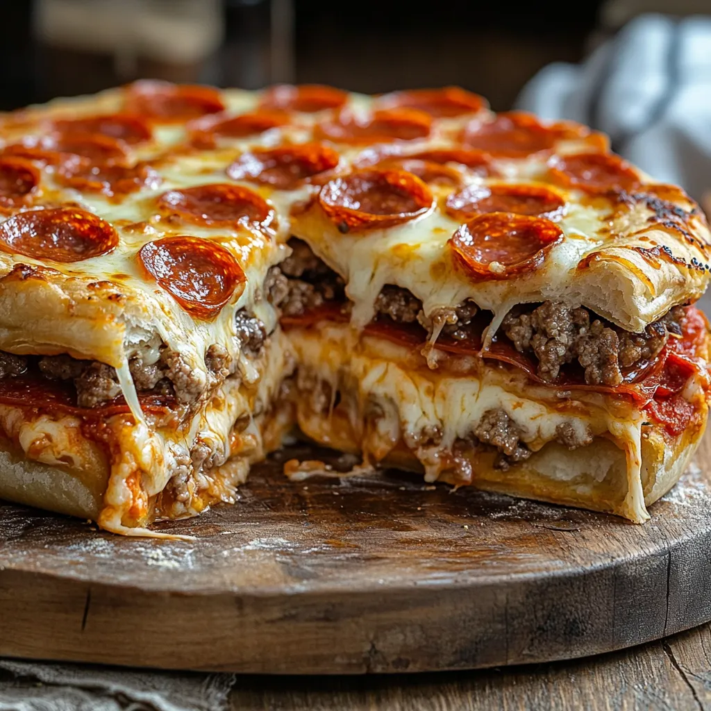 A slice of pizza with pepperoni and cheese.