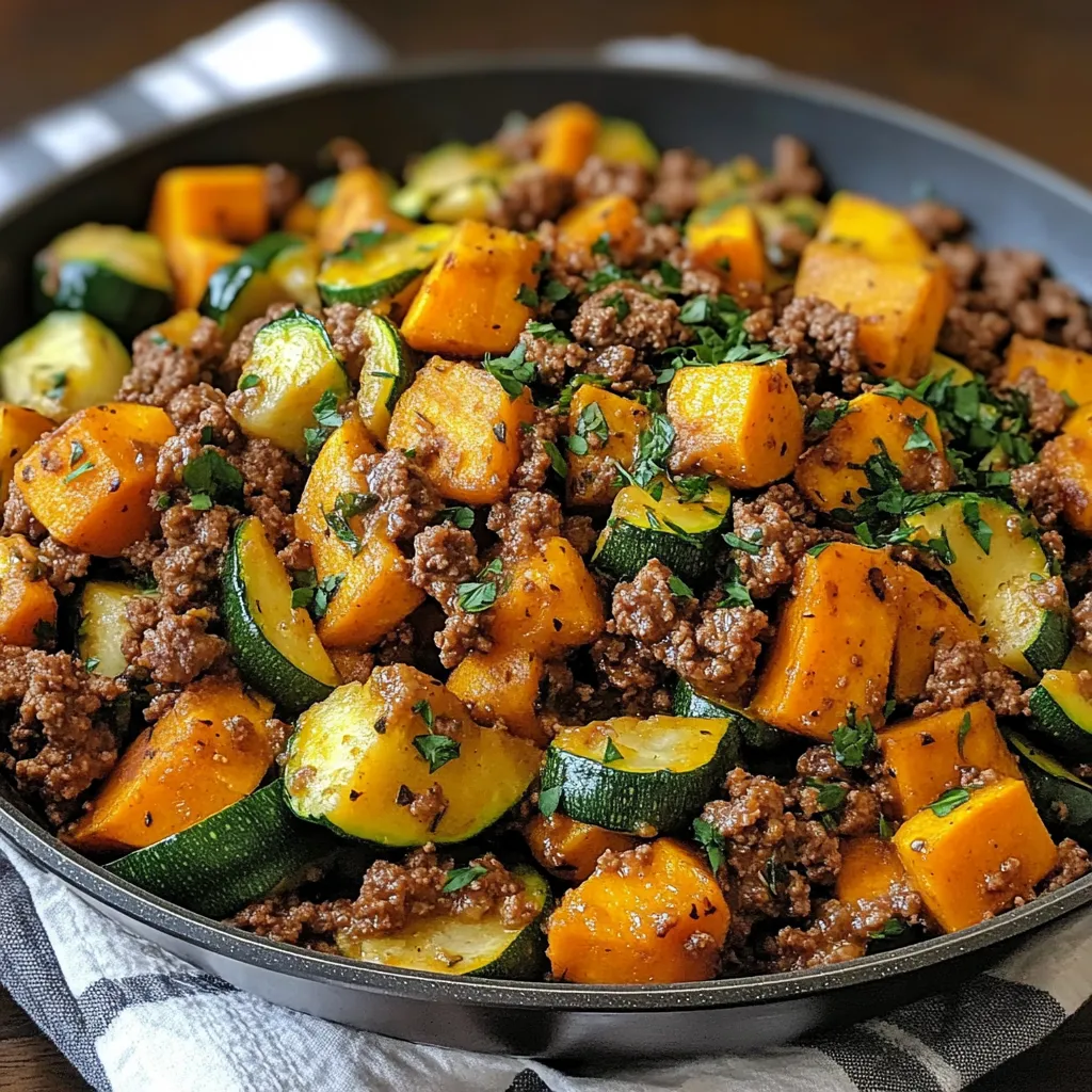 A bowl of food with meat and vegetables.