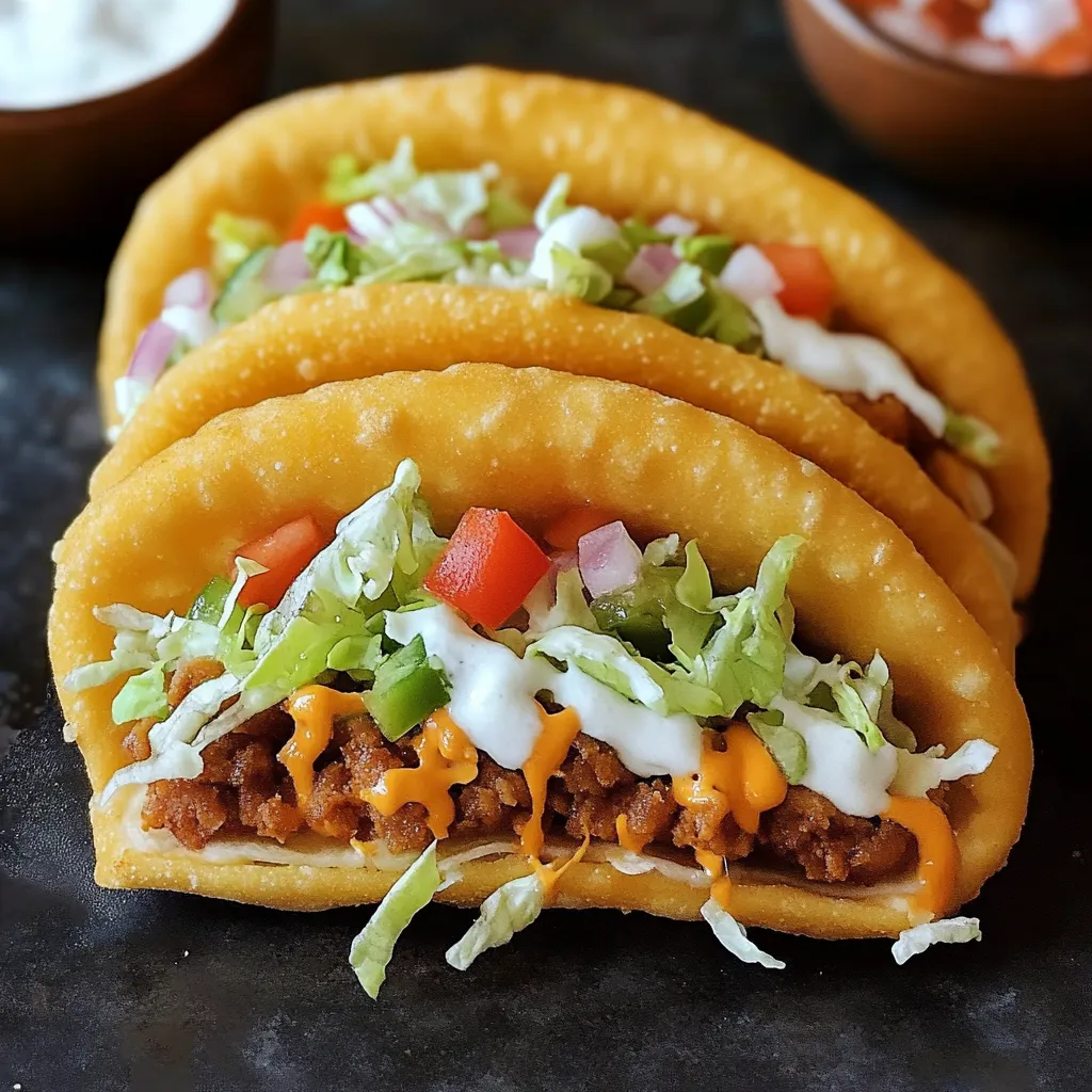 A taco with lettuce, tomato, and cheese.