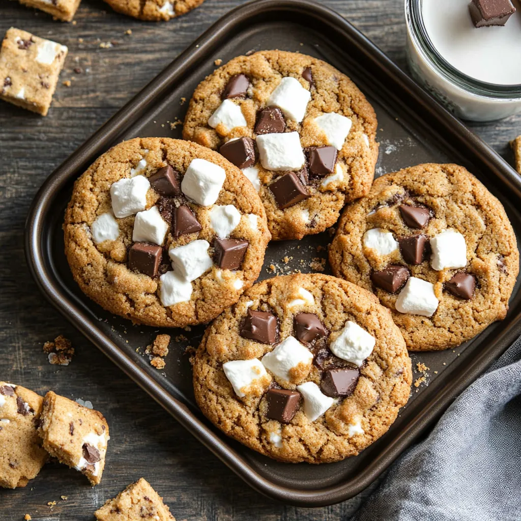 Easy S'mores Cookies