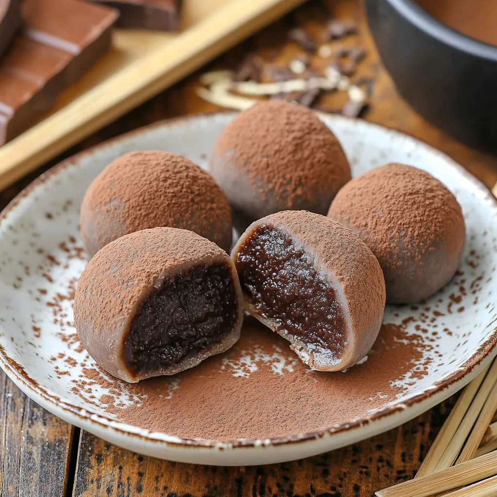 Mochi Filled Chocolate