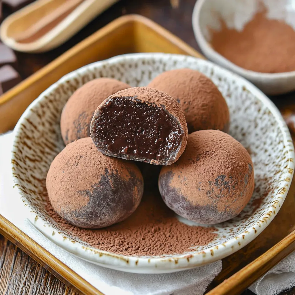 Chocolate Mochi