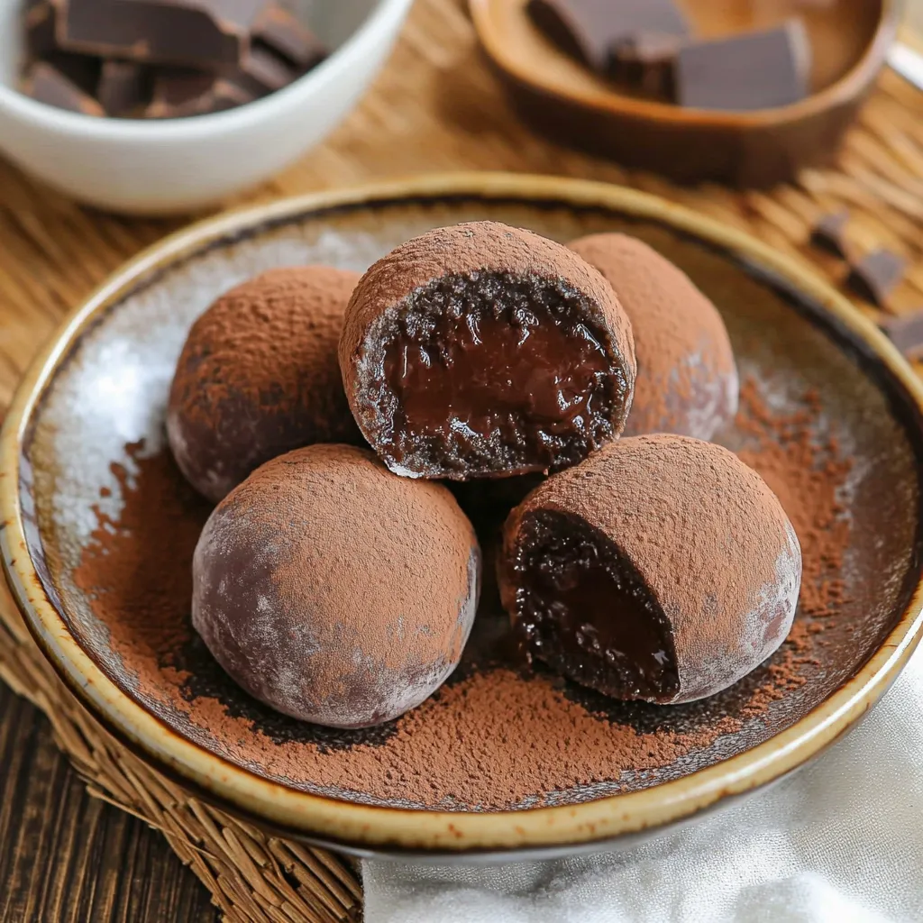 Chocolate Mochi