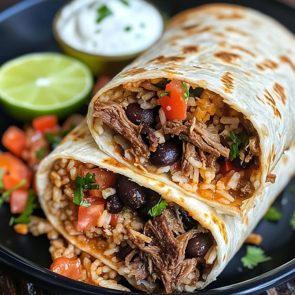 Hearty Beef Barbacoa Wrap