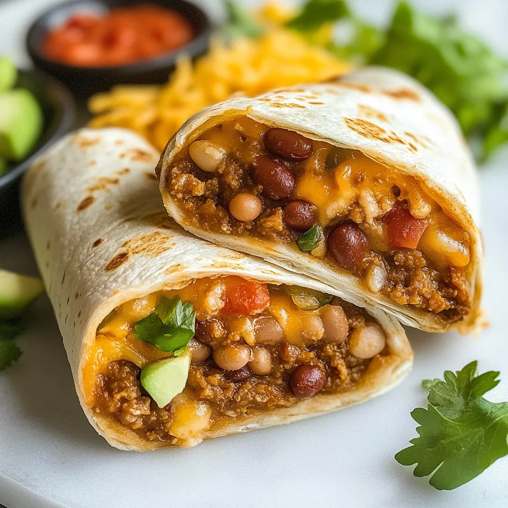 Bean and Cheese Burritos