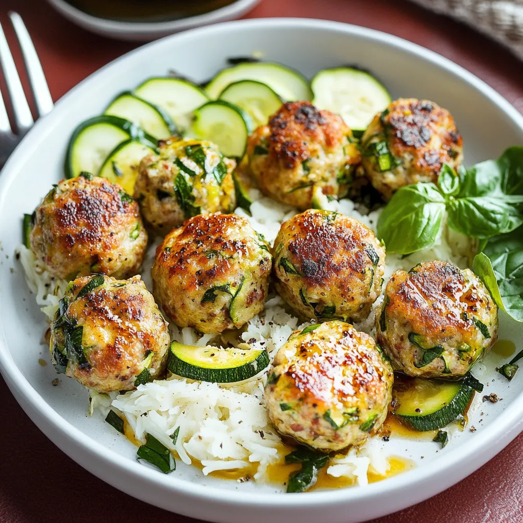 Zucchini Chicken Bites