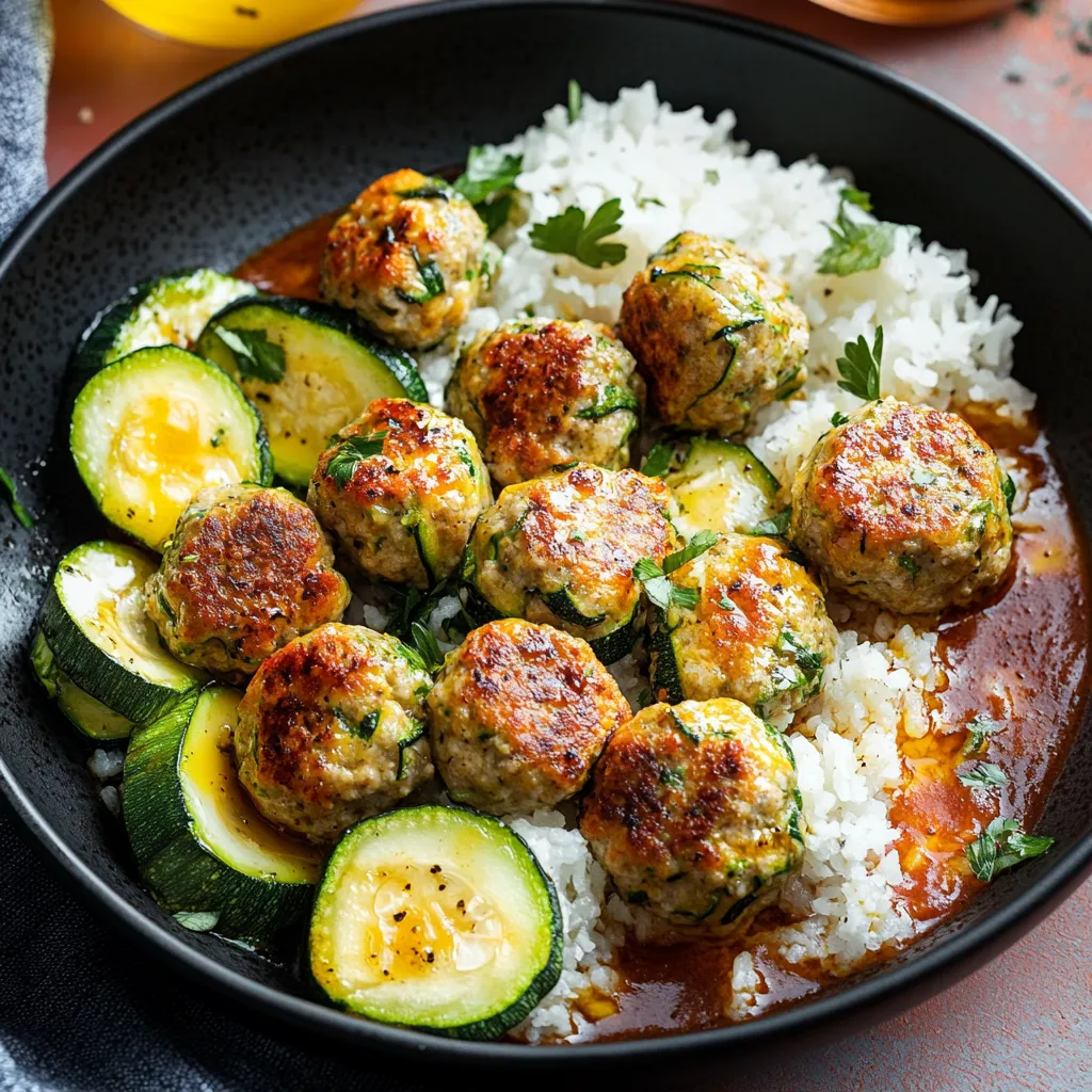 Chicken Zucchini Meatballs
