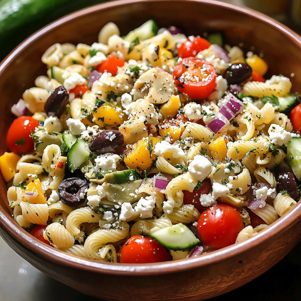 Greek Pasta Bowl