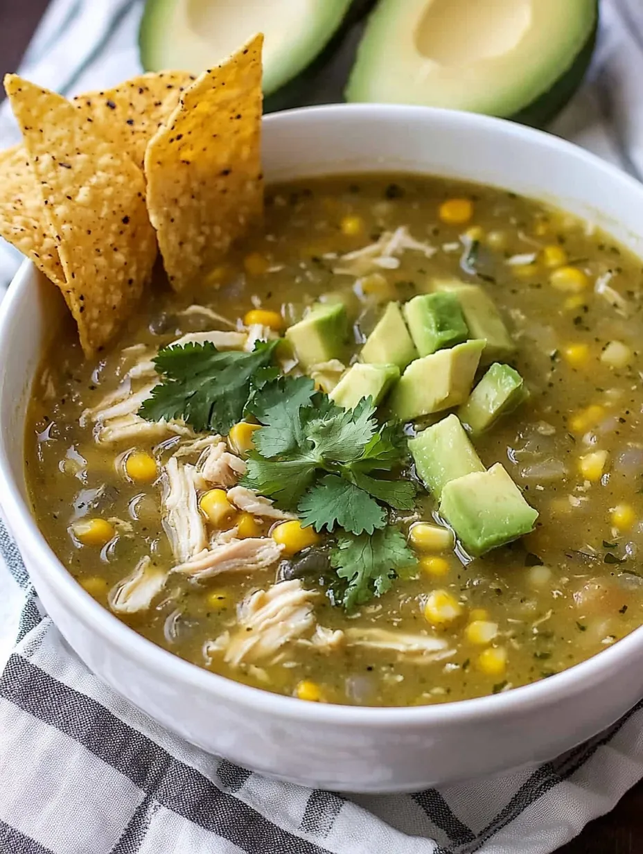 Easy Green Chicken Chili