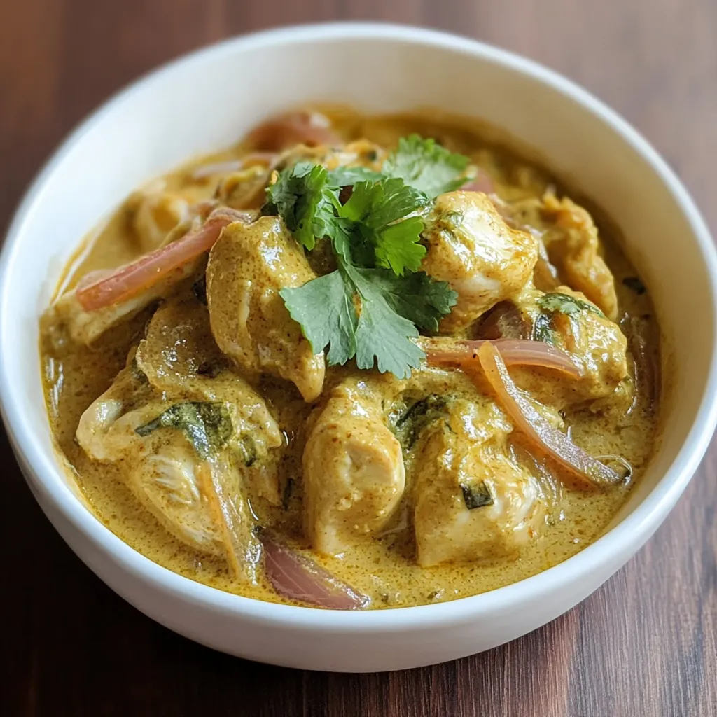 Creamy Chicken with Curry