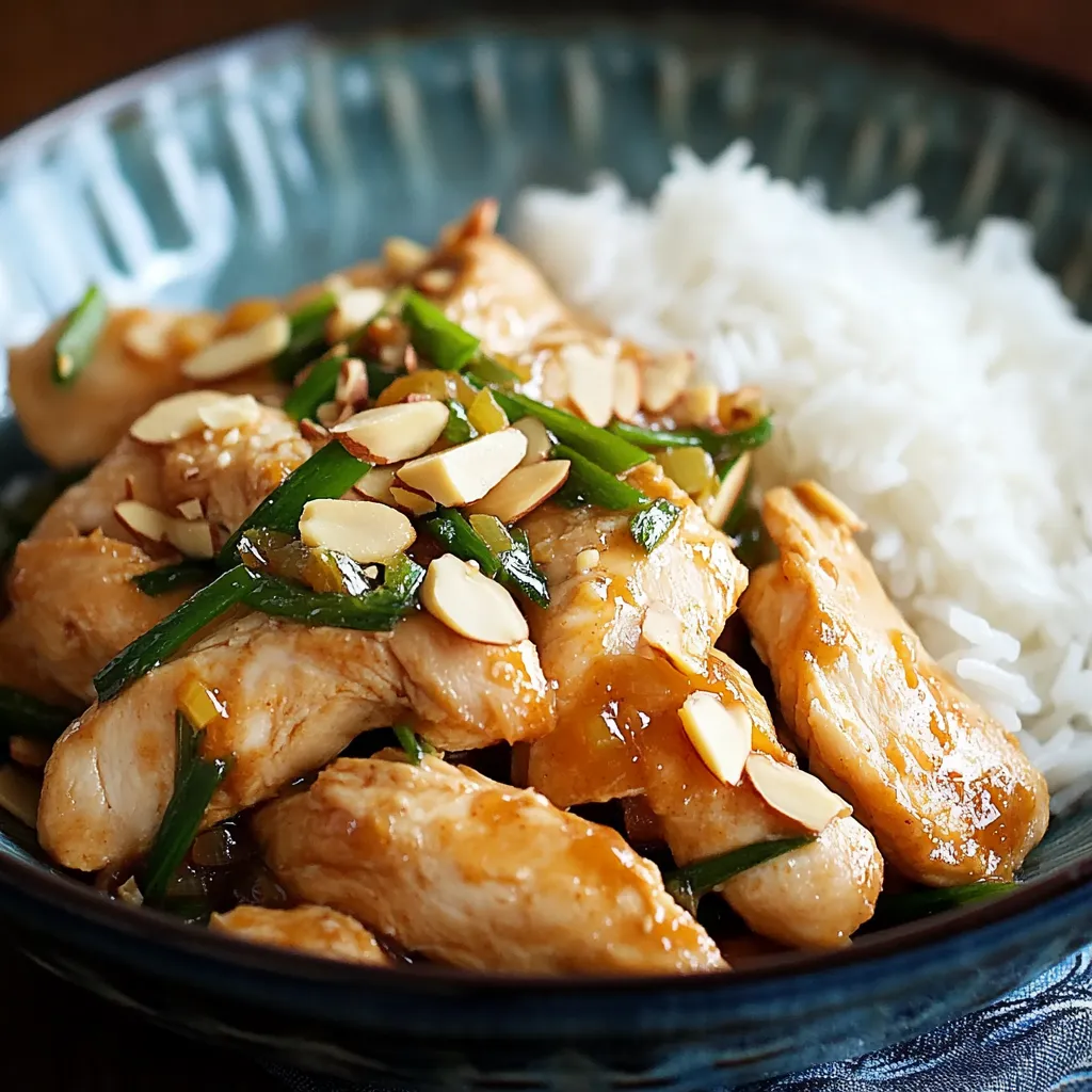 Chicken with Ginger and Almonds