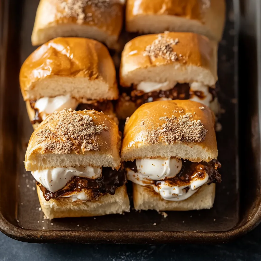 Grilled S'mores Sliders