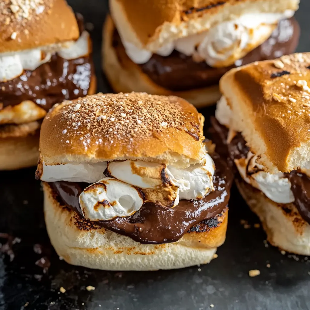 Grilled S'mores Sliders