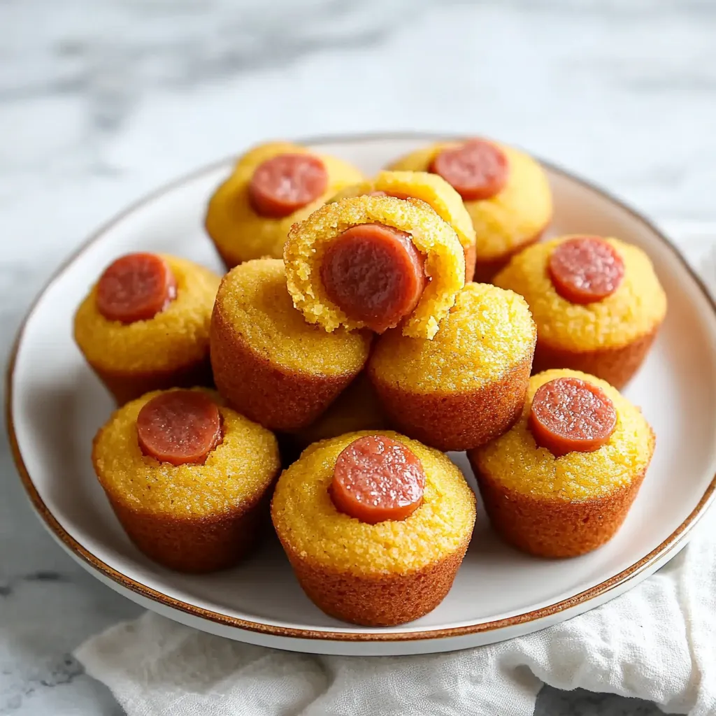 Mini Corn Dog Muffins snack