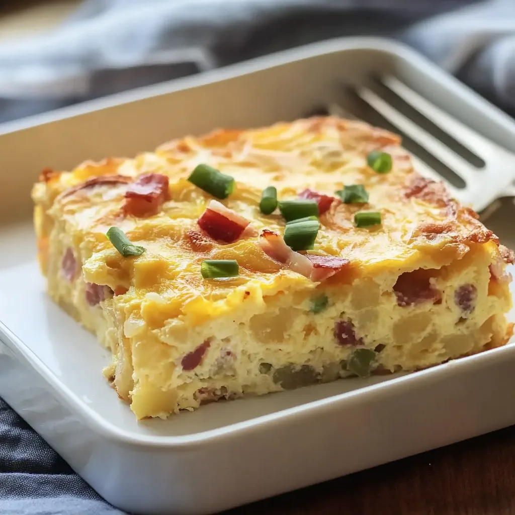 Denver Omelette Hashbrown Casserole
