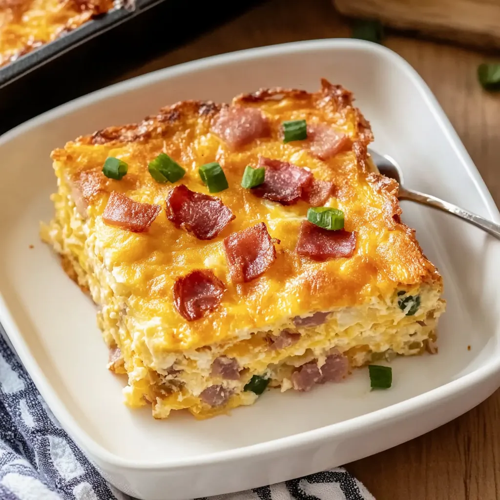 Denver Omelette Hashbrown Casserole