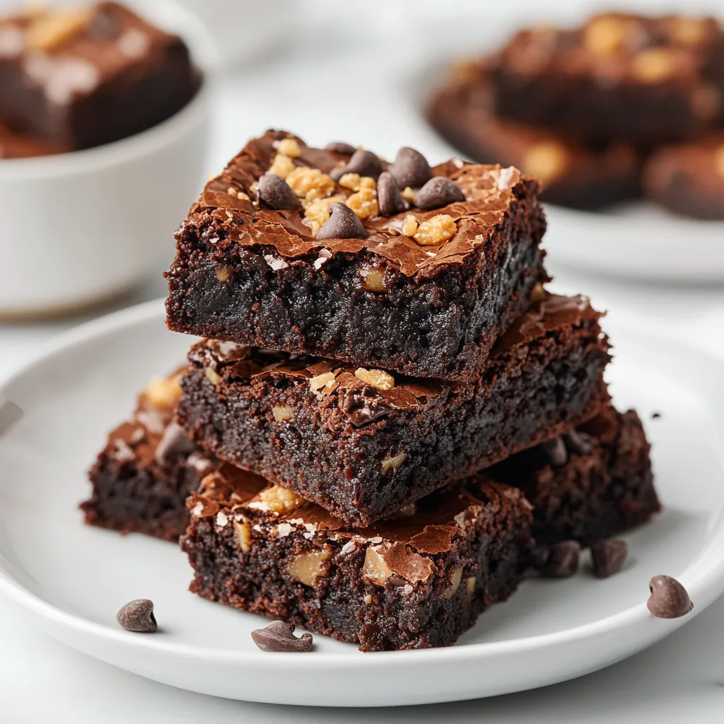 Gooey Toffee Brownies