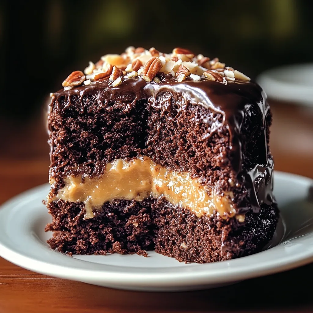 Creamy German Chocolate Cake