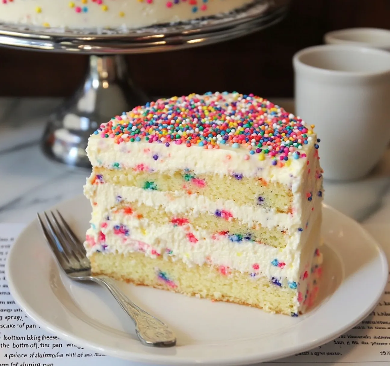 Colorful Funfetti Cheesecake Treat