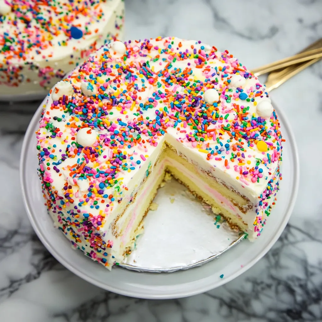 Funfetti Cheesecake Cake Recipe