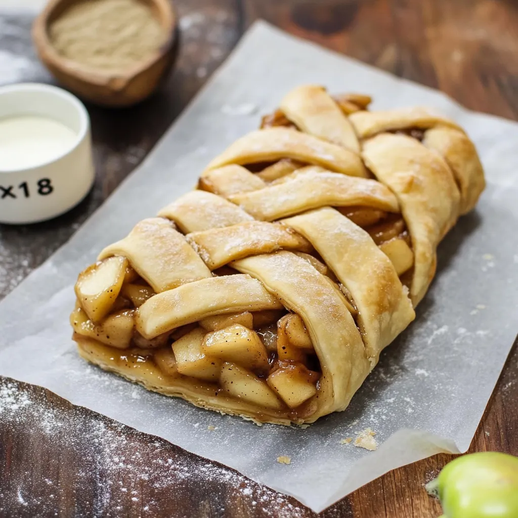 Homemade Braided Apple Pie Recipe