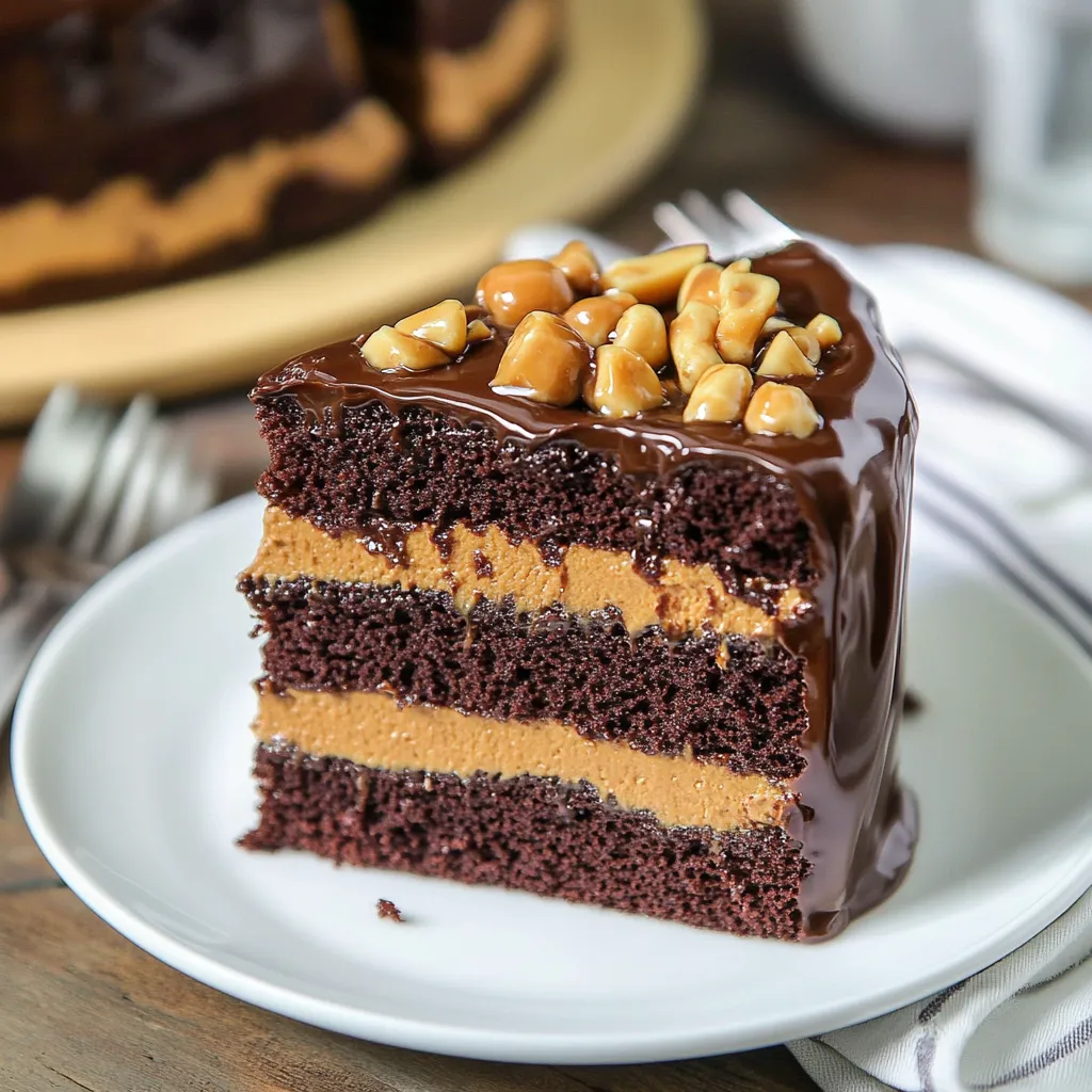 Easy Caramel Chocolate Cake
