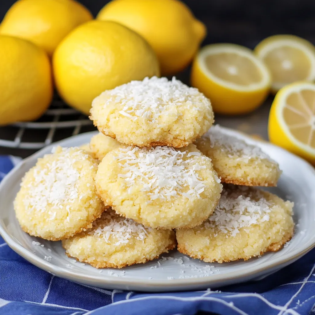Lemon Coconut Cookies