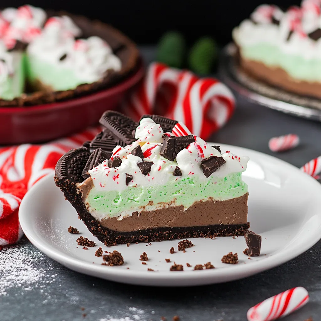 Mint Chocolate Pie Easy