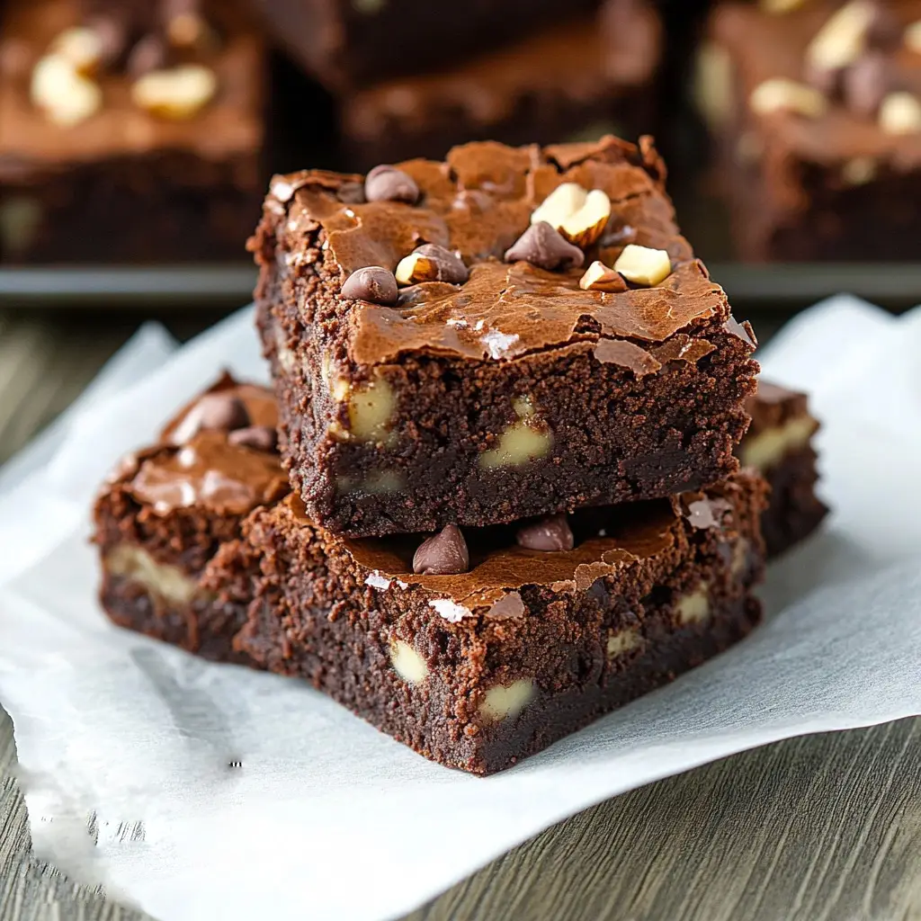 Easy Chocolate Hazelnut Brownies Recipe