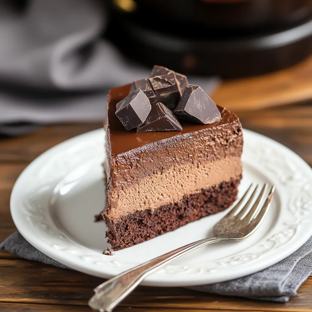 Chocolate Bourbon Layer Cake
