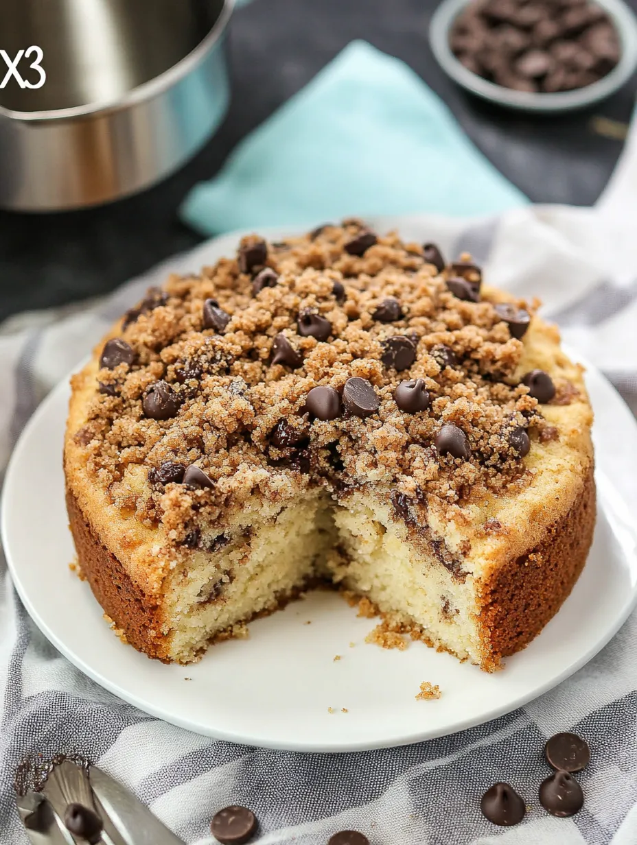 Chocolate Chip Coffee Cake Recipe