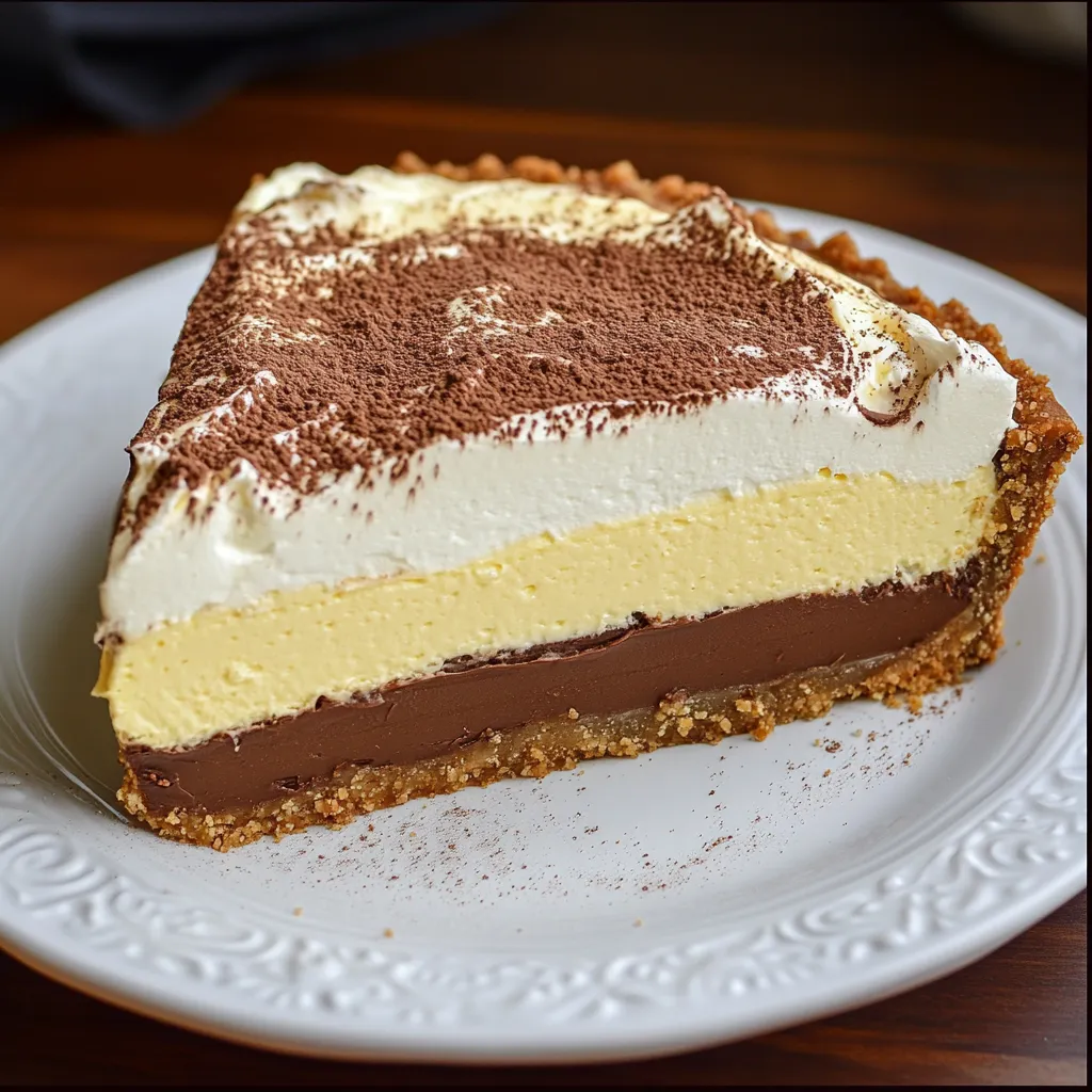 Easy Chocolate Cream Pie Cheesecake