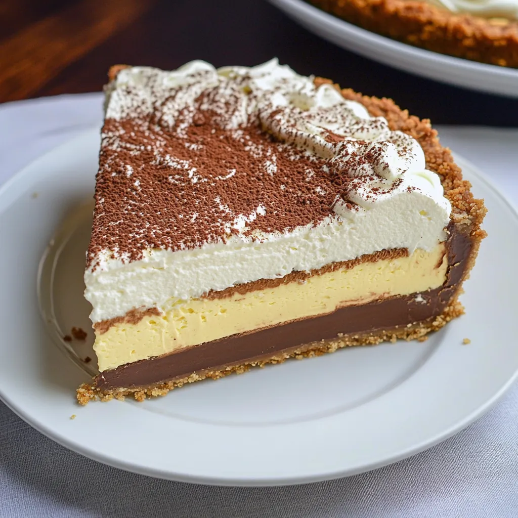Homemade Chocolate Cream Pie Cheesecake Recipe