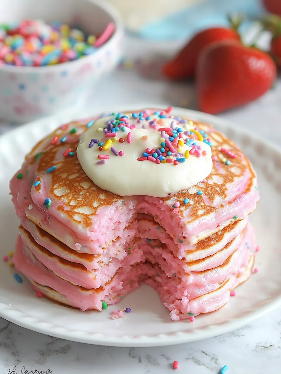 Pink Pancakes Recipe