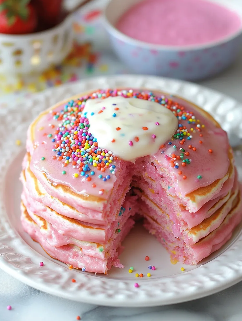 Pink Pancakes Recipe