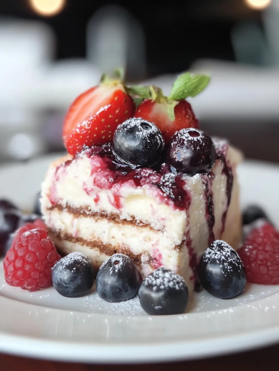 Easy Berry Tiramisu