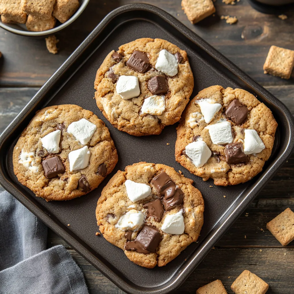 Homemade S'mores Cookies Recipe