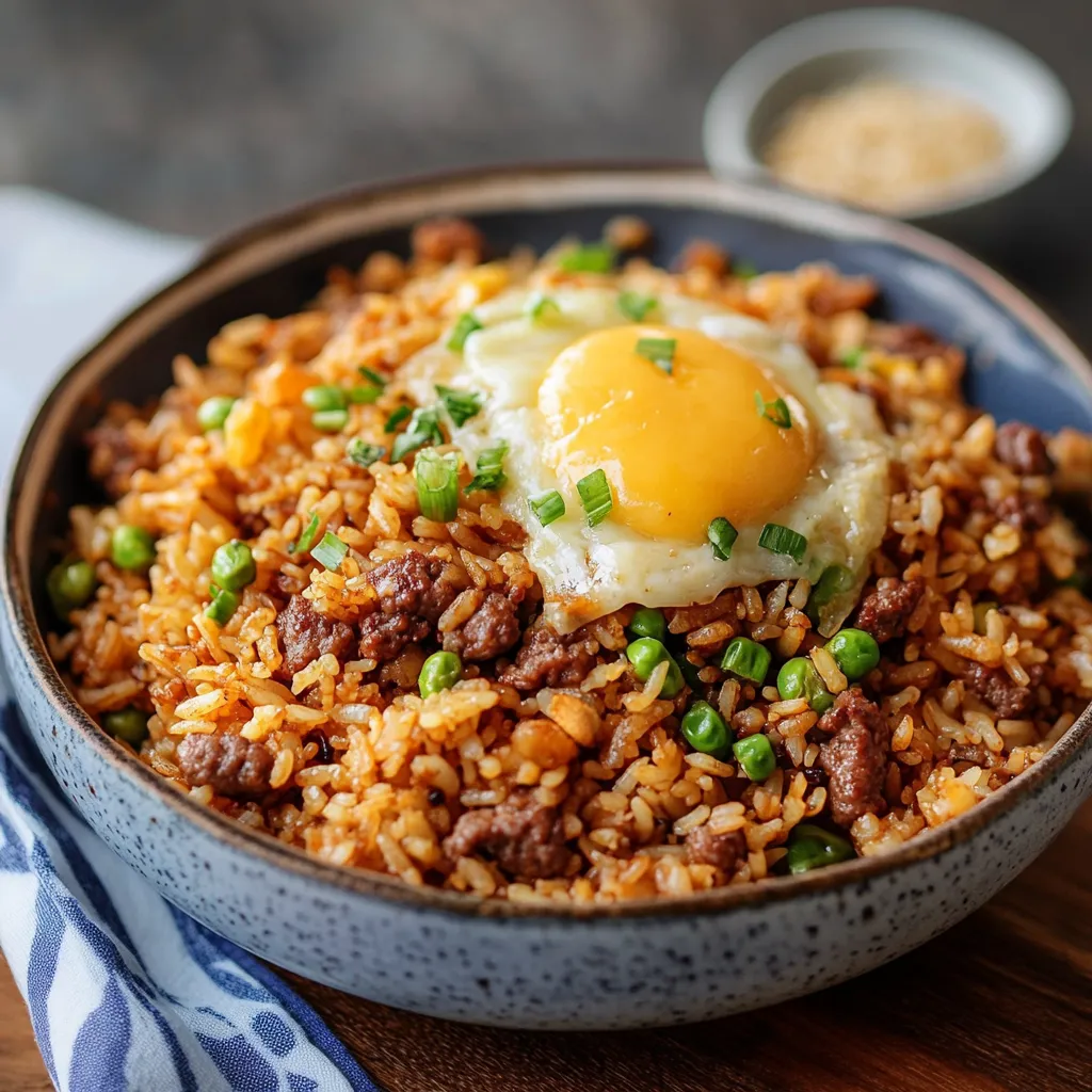 Hamburger Fried Rice