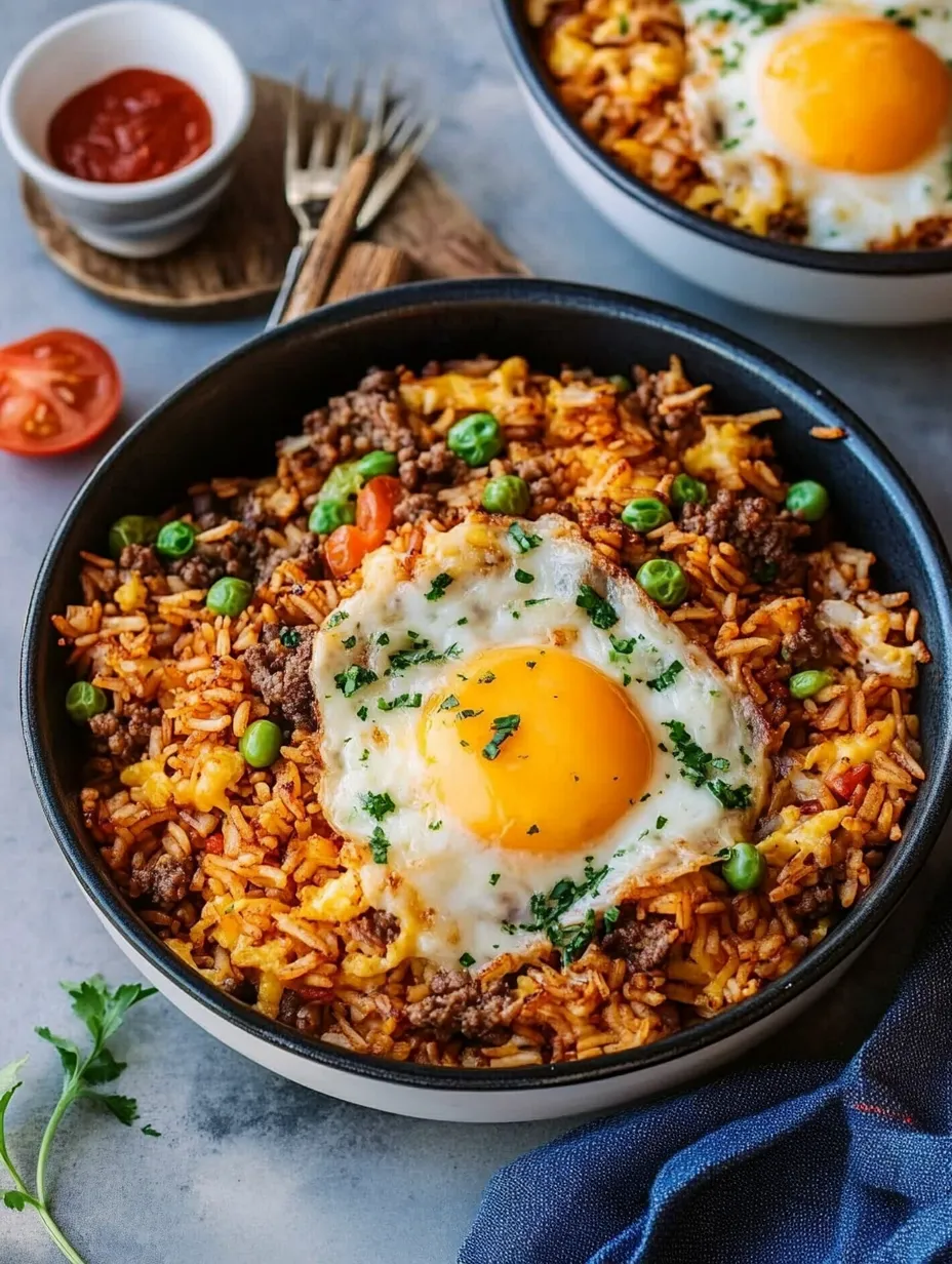 Hamburger Fried Rice Recipe