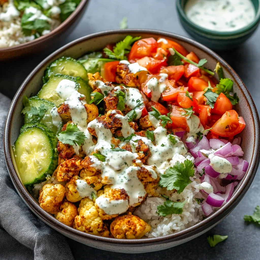 Cauliflower Shawarma Bowls