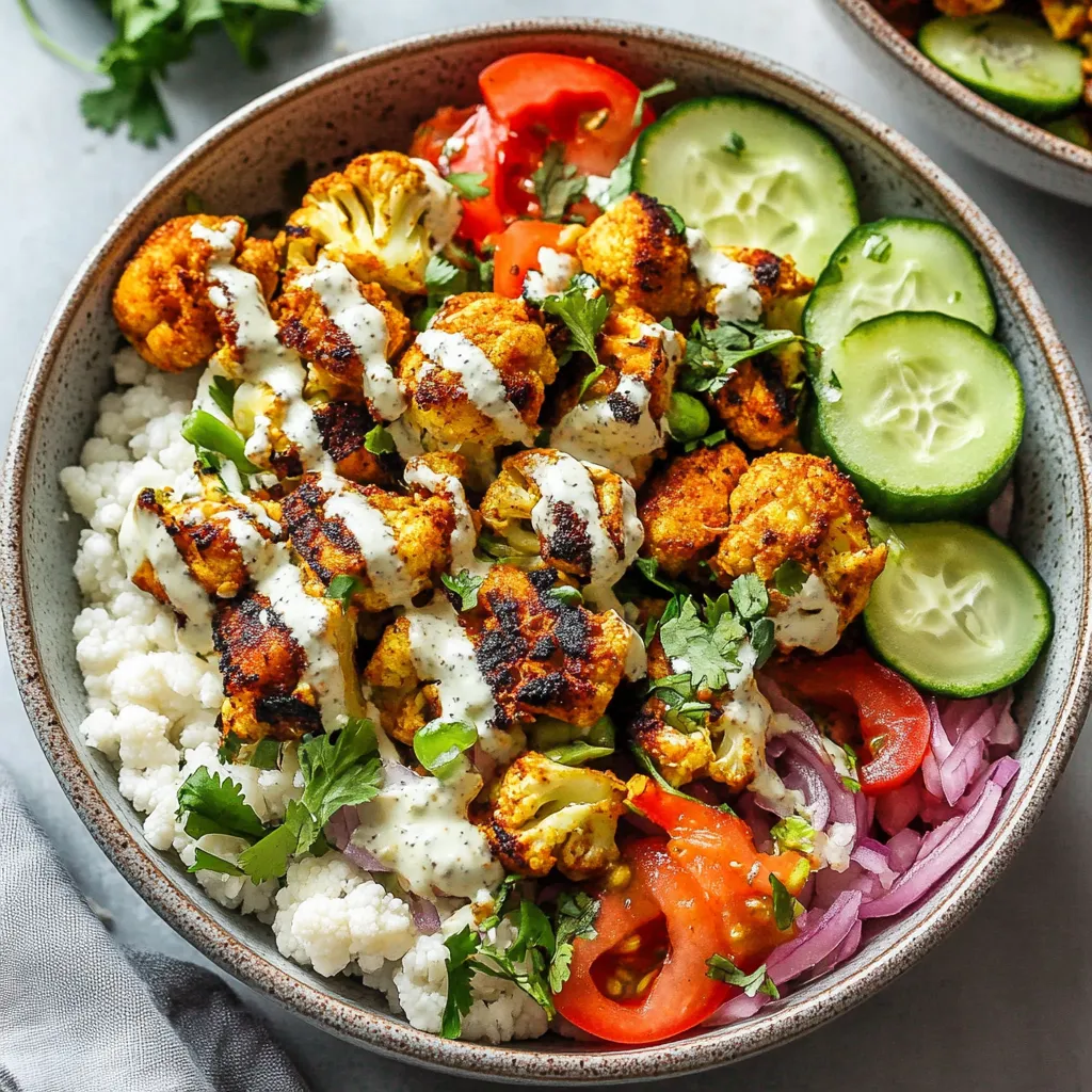 Easy Cauliflower Shawarma Bowls Recipe