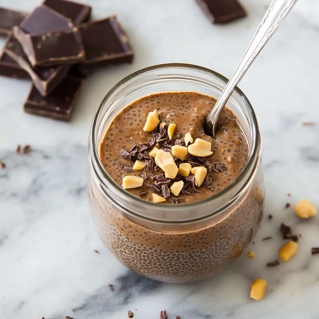 Homemade Chocolate Peanut Butter Chia Treat
