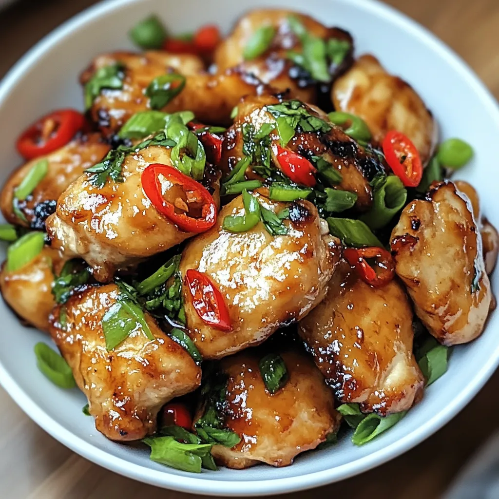 Tasty Vietnamese Lemongrass Chicken Dish