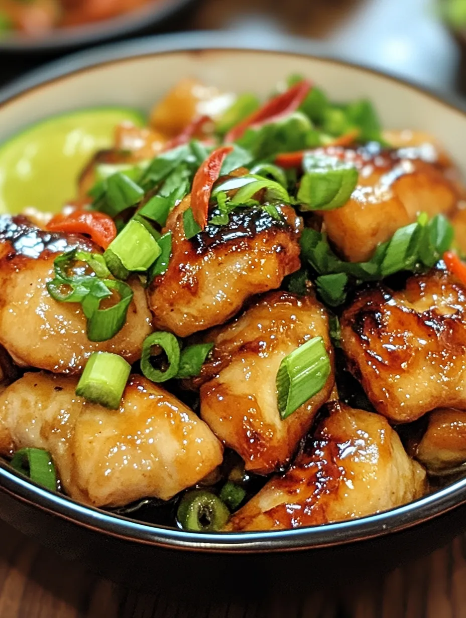 Simple Vietnamese Lemongrass Chicken Dish