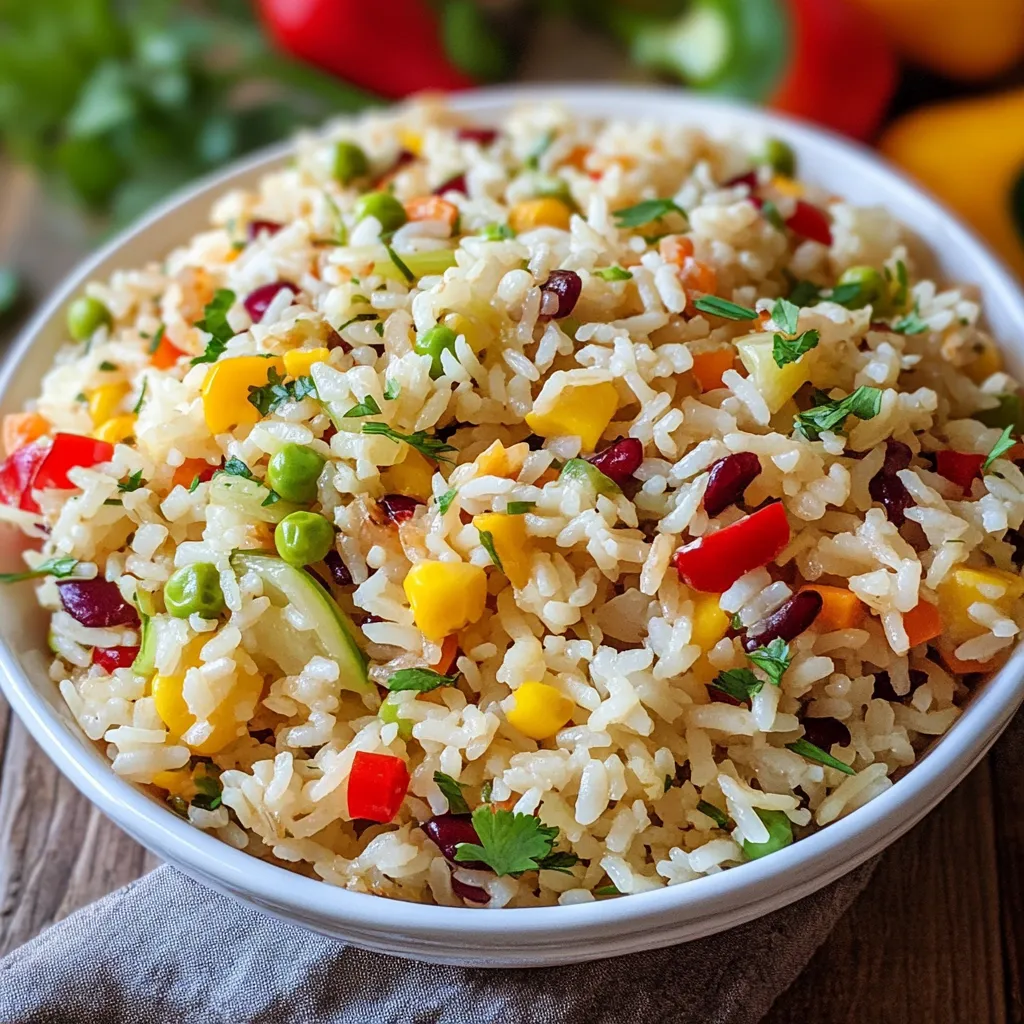 Easy Caribbean Confetti Rice Recipe