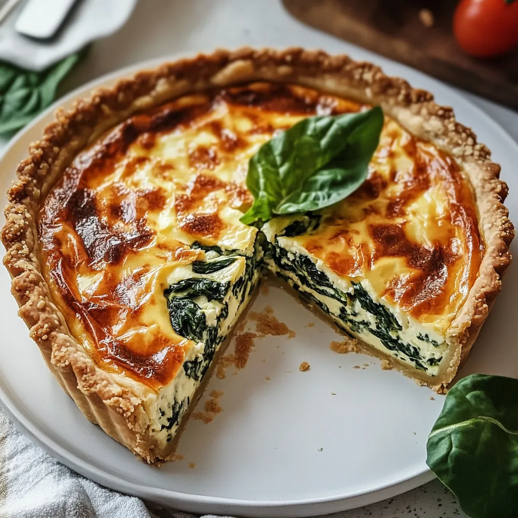 Ricotta Spinach Quiche