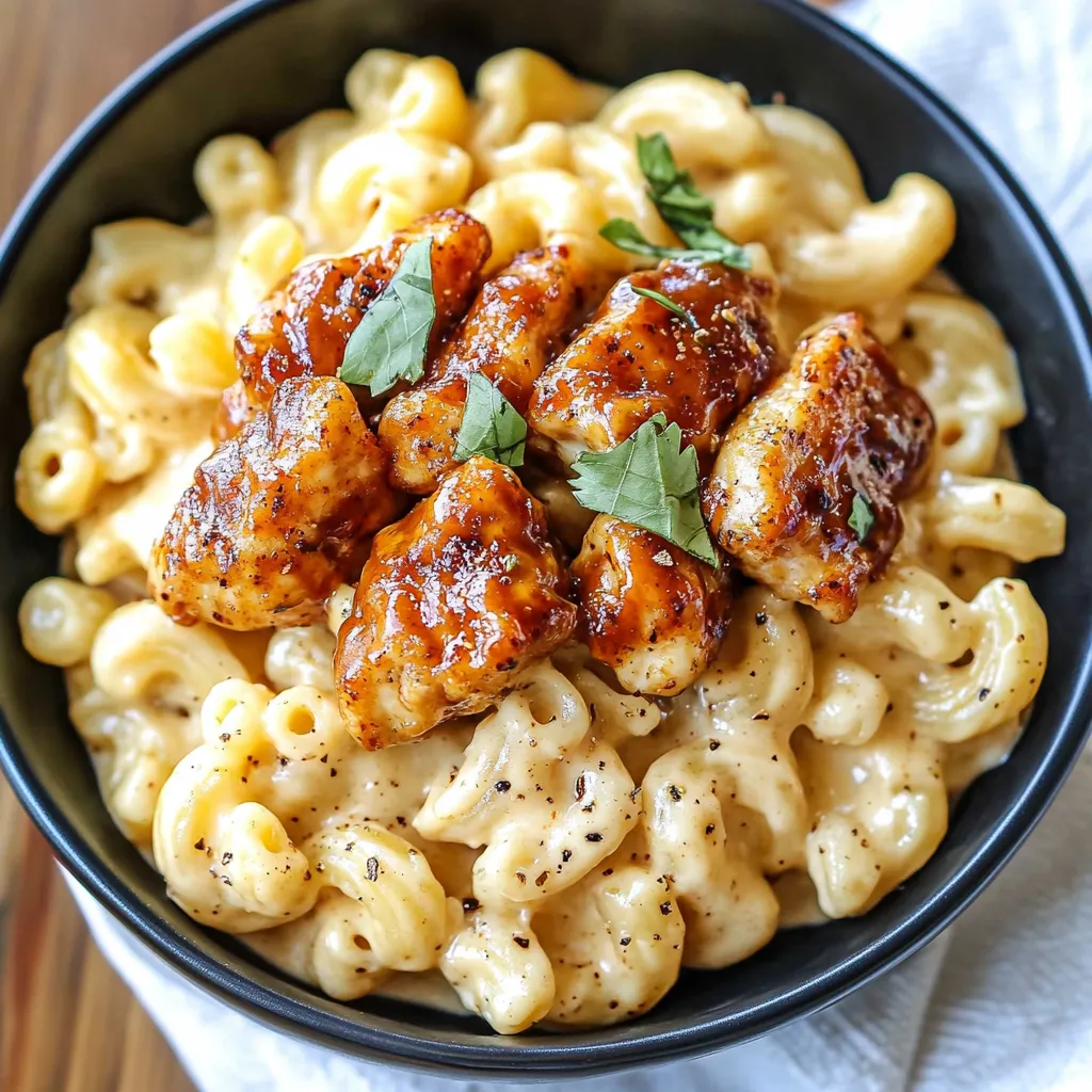 Copycat Applebee's Honey Pepper Chicken Mac and Cheese Recipe
