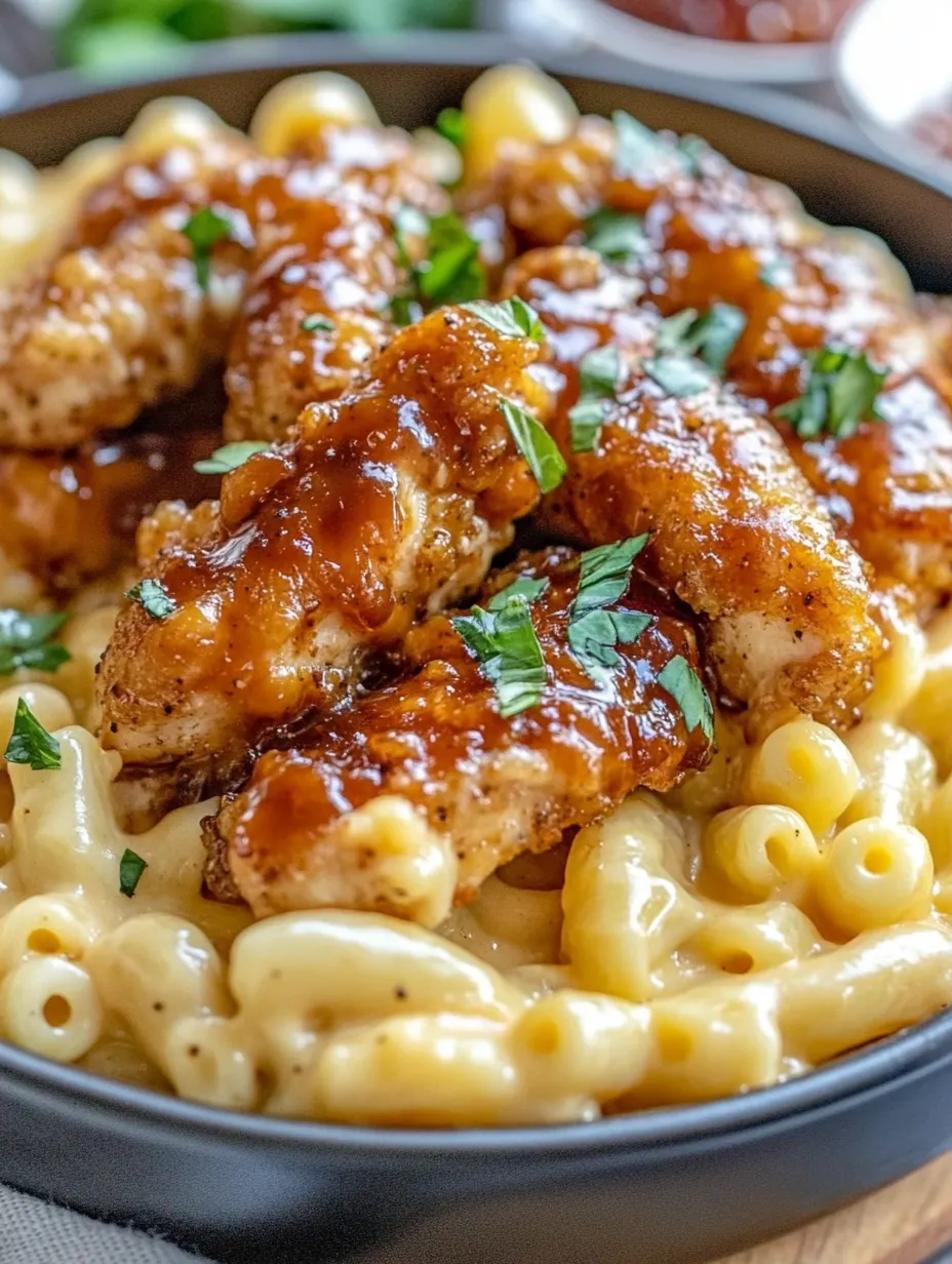 Easy Copycat Applebee's Honey Pepper Chicken Mac and Cheese Recipe