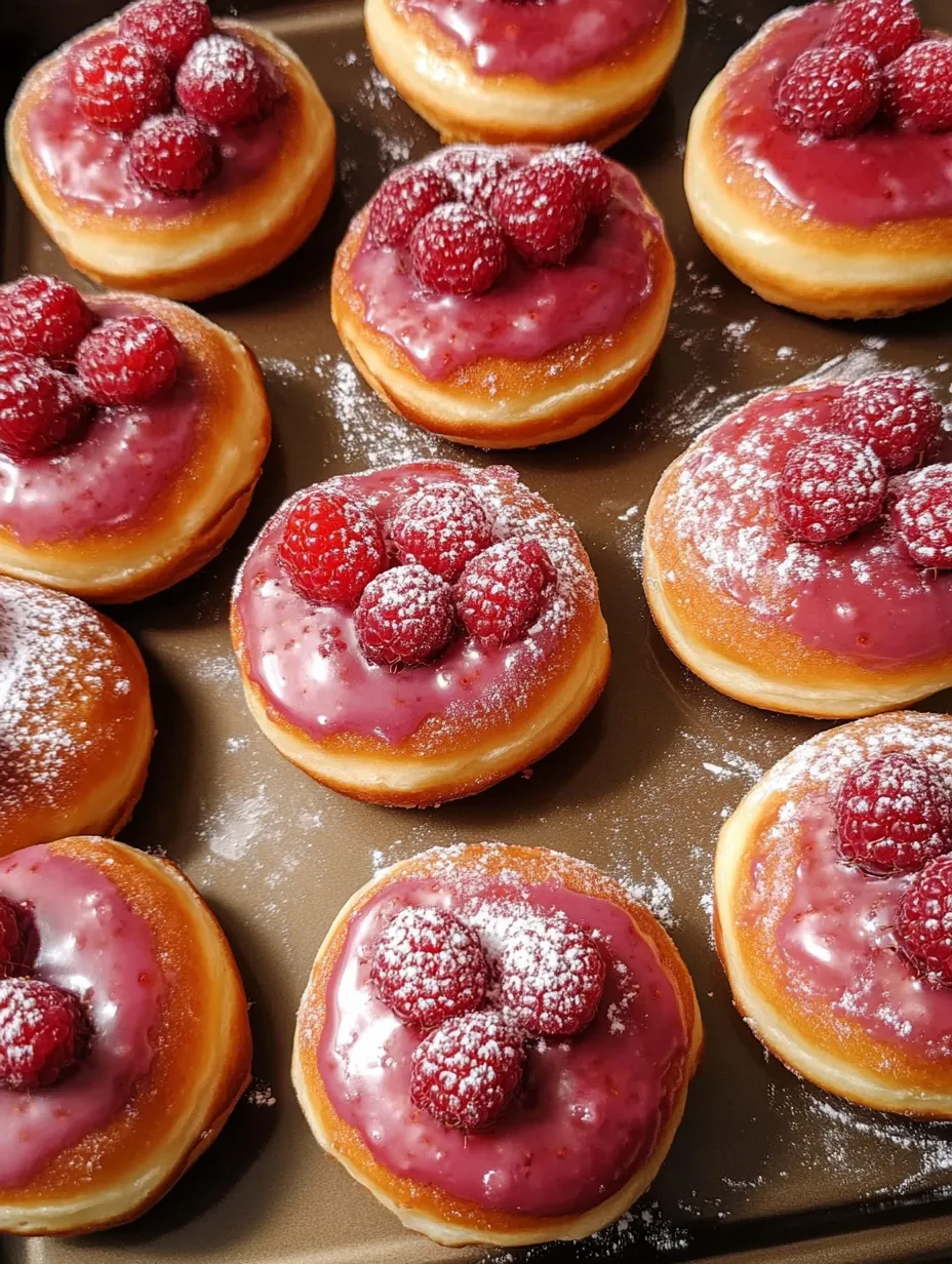 Baked Raspberry Donuts Recipe