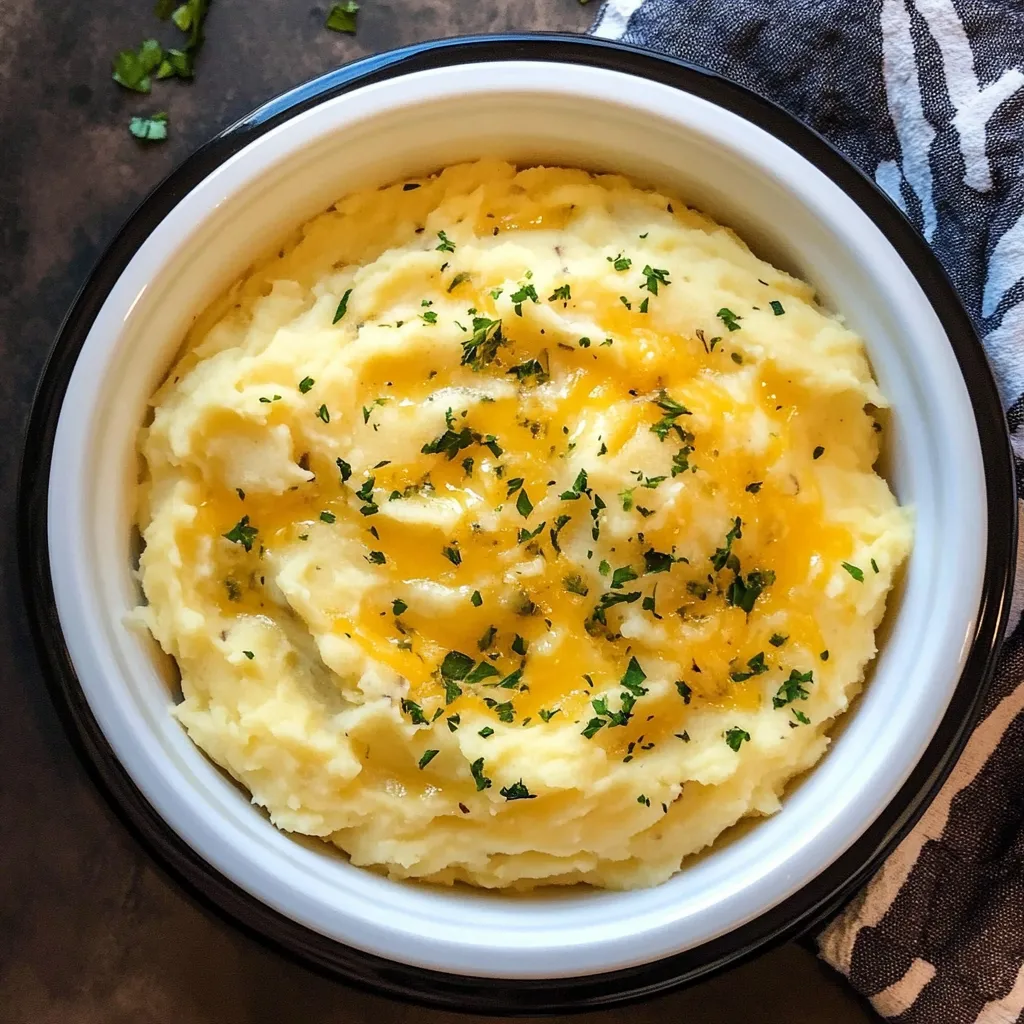 Easy Crockpot Mashed Potatoes Recipe